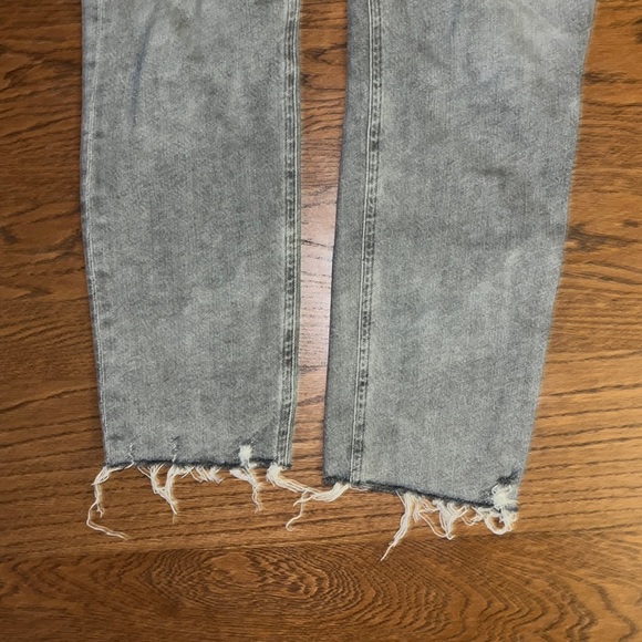 Agolde blue-grey cropped jeans - Picture 2 of 3